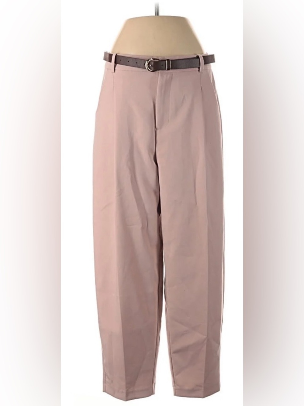Zara Dusty Rose Cropped high tide Trousers